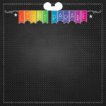 Magical NEON LIGHT PARADE DS 12"X12" Scrapbook Paper - Image 2