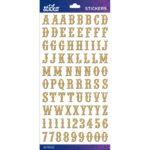 Sticko GLITTER CARNIVAL Small Alphabet Stickers 83pc - Image 2