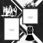 Scrapbook Customs CHEER QUICK PAGES 12"X12" Cheerleading Paper 2pc - Image 6