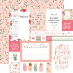 Echo Park WELCOME BABY GIRL 12"X12" Scrapbook Collection Kit - Image 11