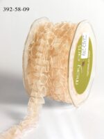 May Arts 1/2" SHEER PLEATED RIBBON Trim 1 yard yd - Image 5