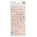 Thickers Crate Paper MEMO FLOURISH Rose Gold Foil Letter Stickers - Image 2