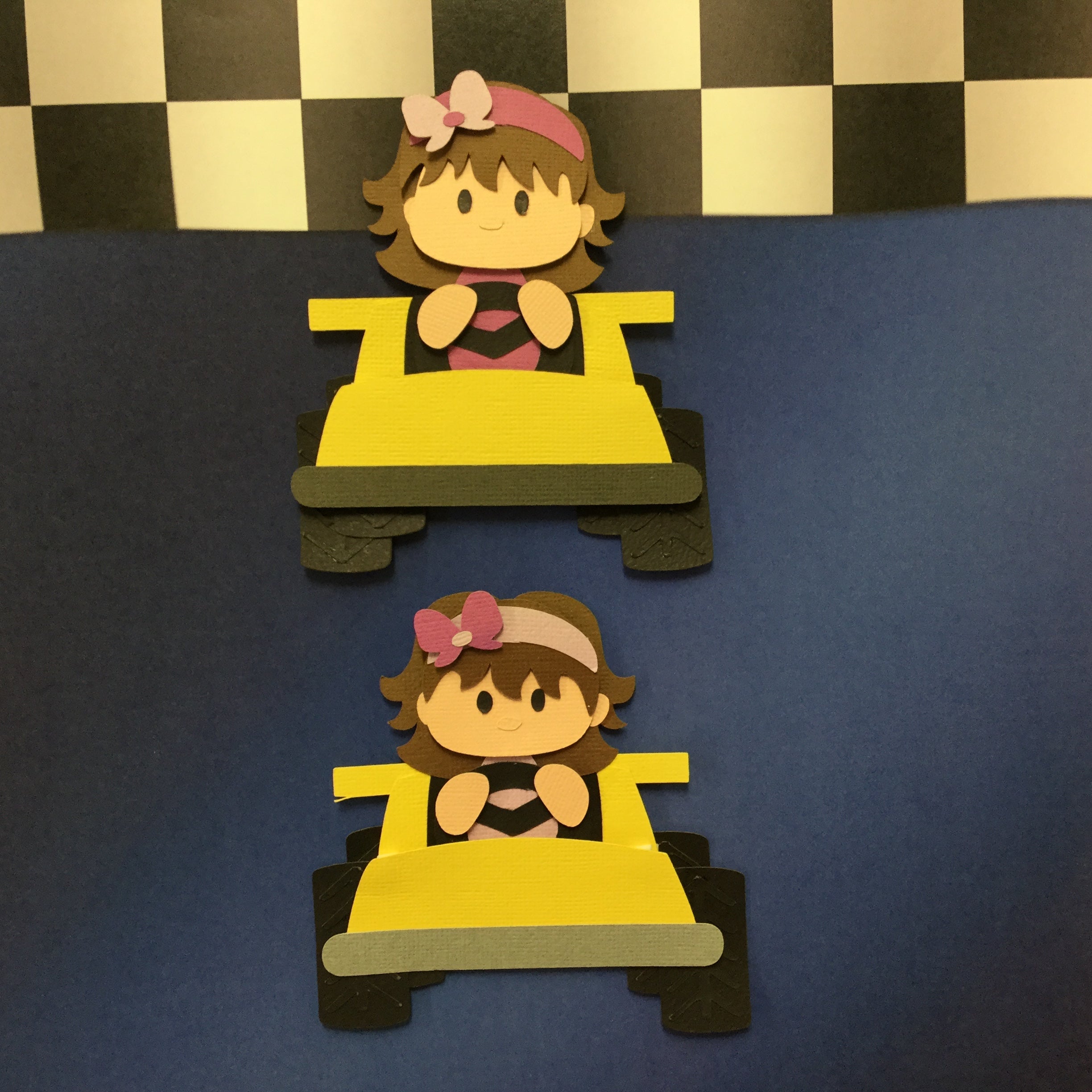 A2AEF8C5-7EDC-4671-8702-AD0AFB06973B.jpg READY SET GO GIRL Racing Scrapbook Die Cuts - Image 1