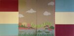 Premade FLAMAZING FLAMINGO (2) 12”X12” Scrapbook Pages