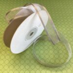 May Arts 5/8" Sheer Organza Satin Edge Ribbon 1yrds - Image 24