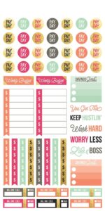 Paper House Life Organized BUDGET WEEKLY PLANNER Sticker Pack - Image 5