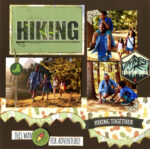 Reminisce TAKE A HIKE 12”X12” Scrapbook Kit 9pc - Image 4