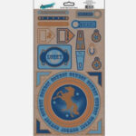 Moxxie BUCKAROO Cardstock Stickers 22pc