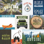 Paper House THE GREAT OUTDOORS 12X12 Scrapbook Sheet - Image 5