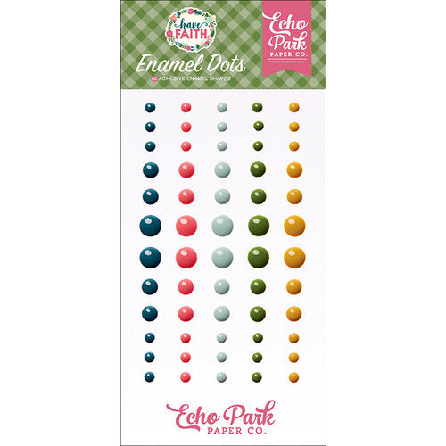 A3B841D0-5BFC-43C0-A24B-8CD6A6954479.jpeg Echo Park HAVE FAITH Enamel Dots 60pc - Image 1