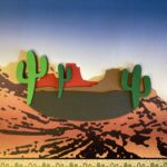 MOUNTAIN CACTUS Red Rock Mt. Charleston Grand Canyon Travel Laser Cut - Image 3