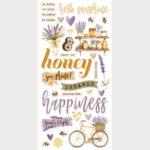 Simple Stories SIMPLE VINTAGE LAVENDER FIELDS Foam Stickers 66pc - Image 4