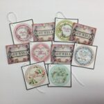 Tags & Ephemera 10pc SENTIMENTS & GREETINGS TAGS