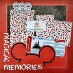 MAGICAL MEMORIES CORNER  DOUBLE SIDED 12"X12" Scrapbook Paper - Image 2