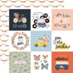 Carta Bella HERE THERE and EVERYWHERE 12"X12" Scrapbook Paper - Image 2