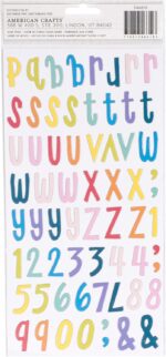 Thickers Shimelle Box Of Crayons CRAYON BOX Chipboard Letter Stickers - Image 2