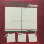 Premade Page HOLIDAY MEMORIES (2) 12X12 Scrapbook @Scrapbooksrus