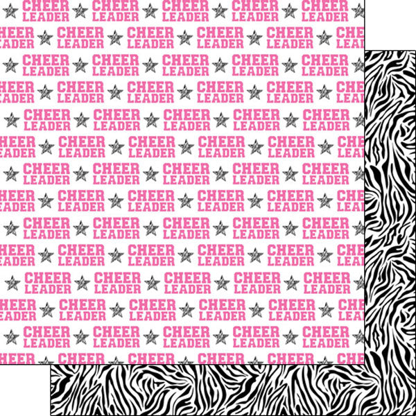 A5477EC4-88D7-42DF-995B-024FD0521AB2.jpg Scrapbook Customs CHEER LIFE #4 12"X12" Cheerleading Paper - Image 1