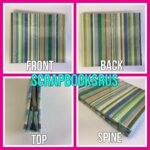 Robert Alan STRIPED 6"X6" Mini Scrapbook Album - Image 4