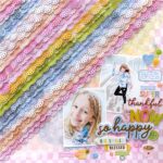 Paige Evans GARDEN SHOPPE #13 TAGS 12"X12" Scrapbook Paper - Image 3