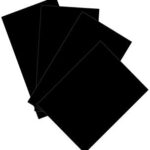 AC Cardstock 12 PAPER ENVELOPES AND CARDS Black