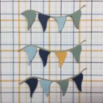 Welcome Baby Boy PENNANT FLAG Custom Scrapbook Die Cut Embellishment