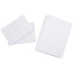 Darice A7 CARDS & ENVELOPES 50 sets 5"X 7" White - Image 2