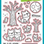 Lawn Fawn WILD WOLVES Clear Stamps & Dies