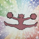 CHEERLEADER Scrapbook Die Cut Embellishment - Image 2