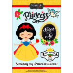 FAIREST PRINCESS KIT 12”X12” Scrapbook Kit Snow White Disney 3pc - Image 2