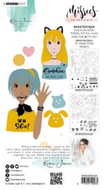 Studio Light Tasha MISSEES COLLECTION Clear Stamp & Die Set by Karin Joan - Image 2