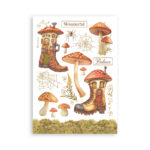 Stamperia WHISPERING WOODS Washi Pad 8 Sheets - Image 5