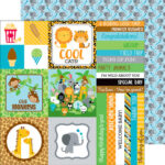 Doodlebug AT THE ZOO 12”X12” Paper Pack 12pc - Image 5