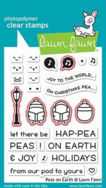 Lawn Fawn PEAS ON EARTH Holiday Clear Stamps - Image 4
