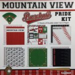 MOUNTAIN VIEW BASEBALL Pride Kit 12"X12" Scrapbook Paper