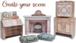 Stamperia Lady Vagabond Lifestyle MINIATURE DREAM ROOM 3D Paper Kit - Image 4