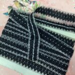 Scrapbooksrus Vintage Lace BLACK AND SILVER LUREX RYAN Ribbon Trim 1.5”X1yd - Image 2