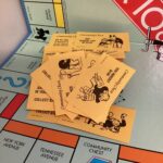 Monopoly Junk Journaling Embellishment COMMUNITY CHEST Game Pieces Playing Cards