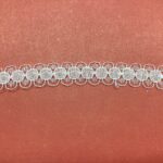 May Arts 5/8" SCALLOP TRIM Sheer Lace Ribbon 1 yard yd - Image 2