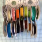 Creative Impressions SWIRL ORGANDY RIBBON 1 yard
