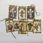 Tags & Ephemera 8pc HAPPY EASTER CROSS TAGS - Image 3