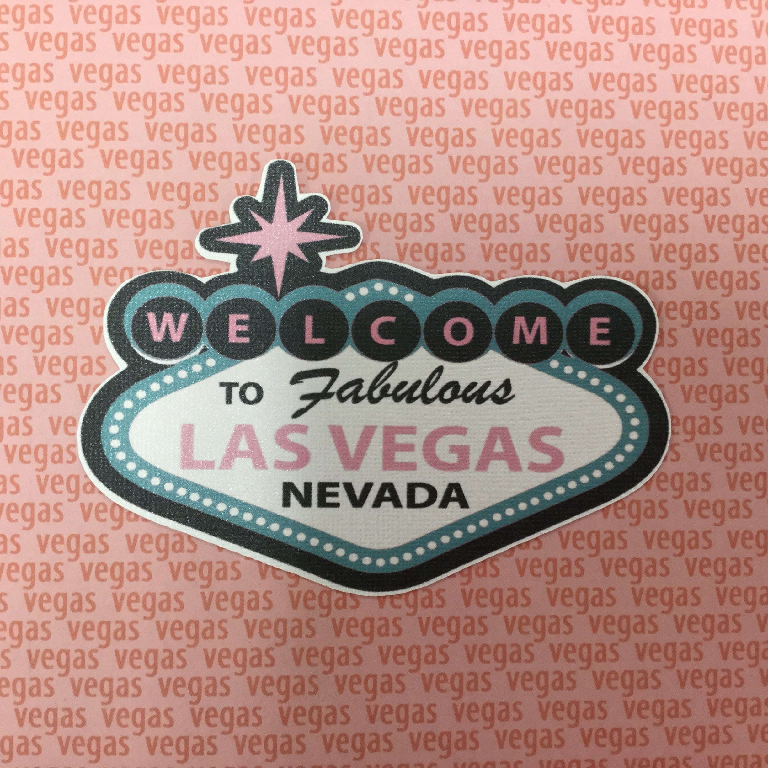 AD077896-262F-4D41-A15F-2A73F1684CB9.jpg WELCOME TO LAS VEGAS Custom Scrapbook Die Cut - Image 1