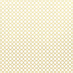 FAUX FOIL QUARTREFOIL 12"X12" Scrapbook Customs Paper - Image 2