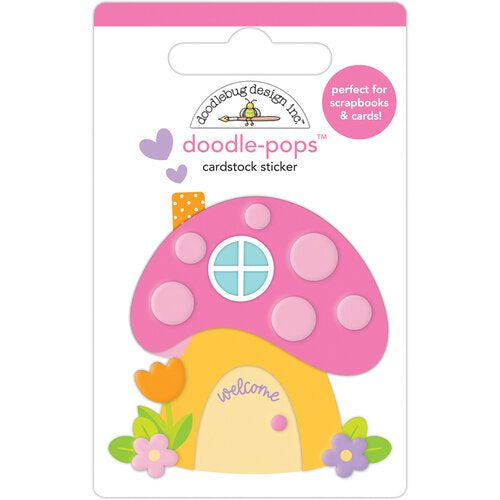 AD69F491-670D-4F67-959F-2D53617169BE.jpg Doodlebug FAIRY HOUSE Doodle-Pops 3D Stickers - Image 1