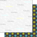 Scrapbook Customs PICKLEBALL 12”X12” Paper Pack 6pc - Image 2