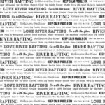 RIVER RAFTING PRIDE 2 12"x12" Sports Scrapbook Paper - Image 2