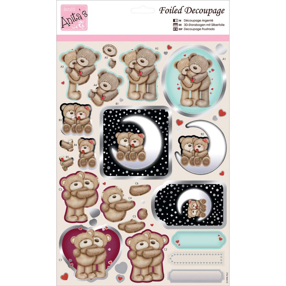 ADD57C85-C90B-4FB3-B23F-A13F111EC0DF.jpeg Docrafts Anita’s KNITTED BEARS Foiled Decoupage - Image 1