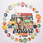 Simple Stories Travel Notes GO SEE DO 12x12 Scrapbook Paper - Image 4