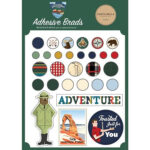 Echo Park OUTDOOR ADVENTURES Adhesive Brads 25pc