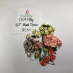 Scrapbooksrus 1/2” MINI ROSES 50pc Flowers - Image 2